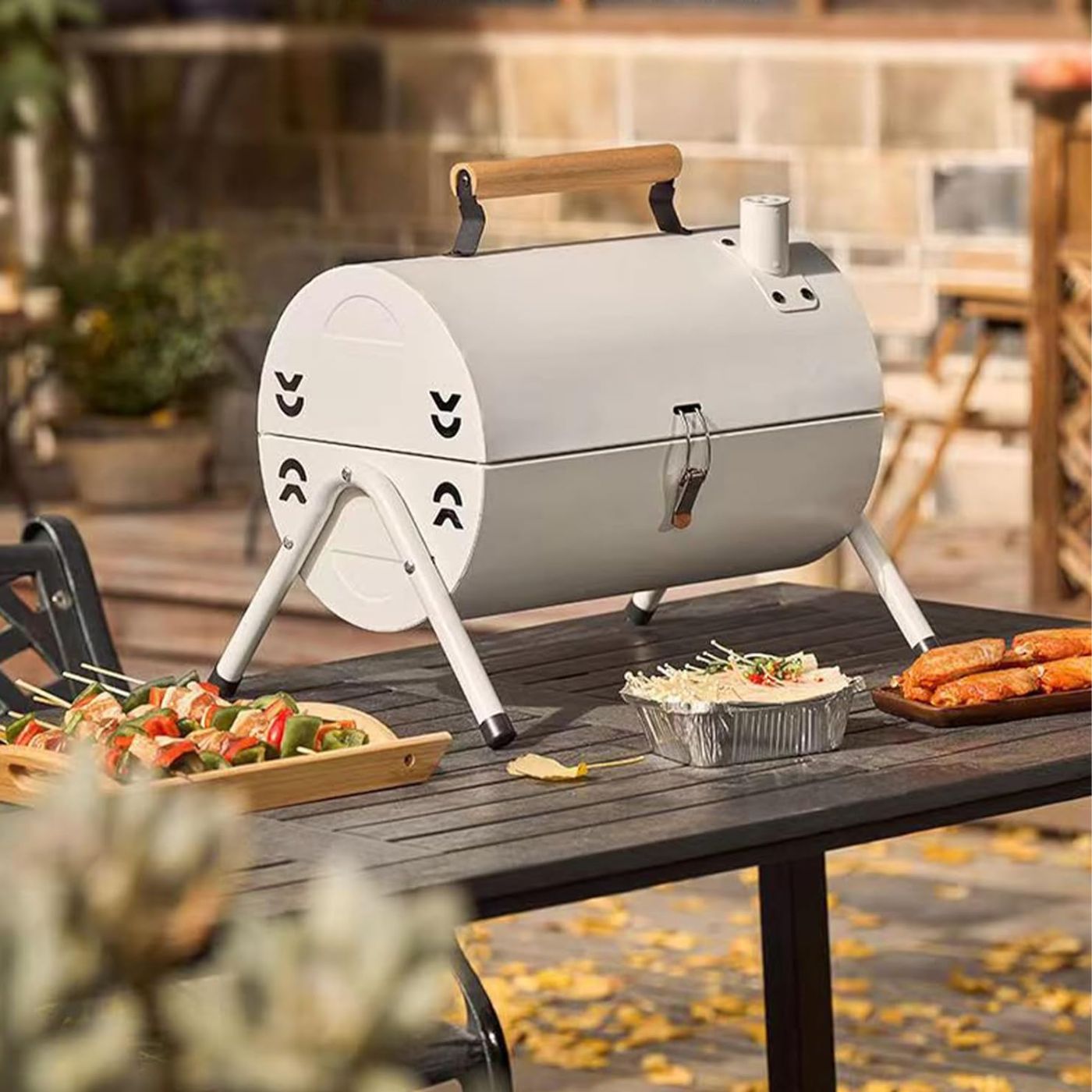 Petit barbecue portable pour l'extérieur