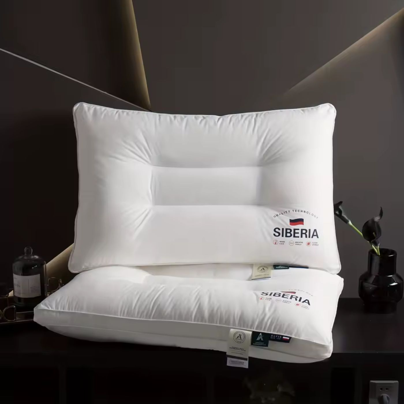 Oreiller tout en coton pour la protection du cou